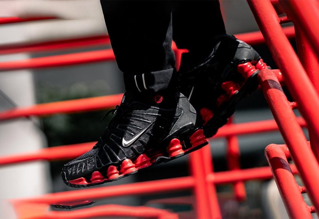 Кроссовки Nike Shox TL Black Red