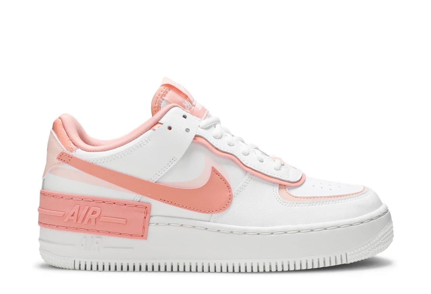 Кроссовки Nike Air Force 1 Shadow Washed Coral Белые