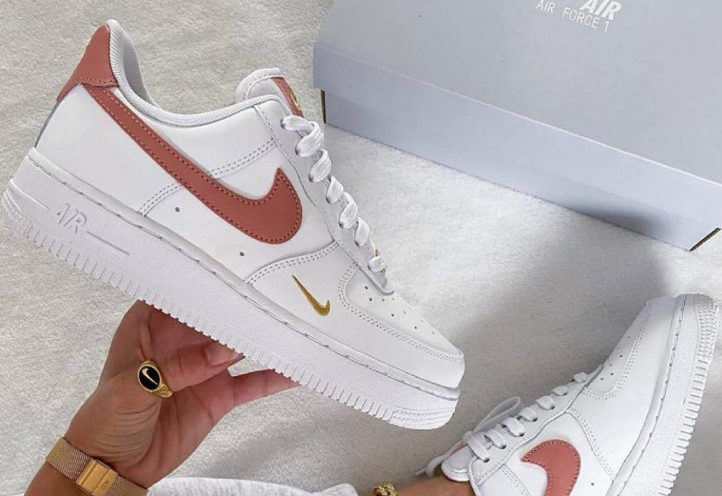 Кроссовки Nike Air Force 1 Essential White Rust Pink