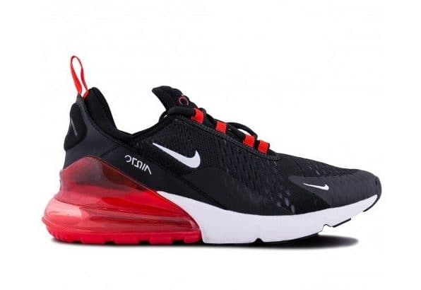 Кроссовки Nike Air Max 270 Black Red White Чёрные