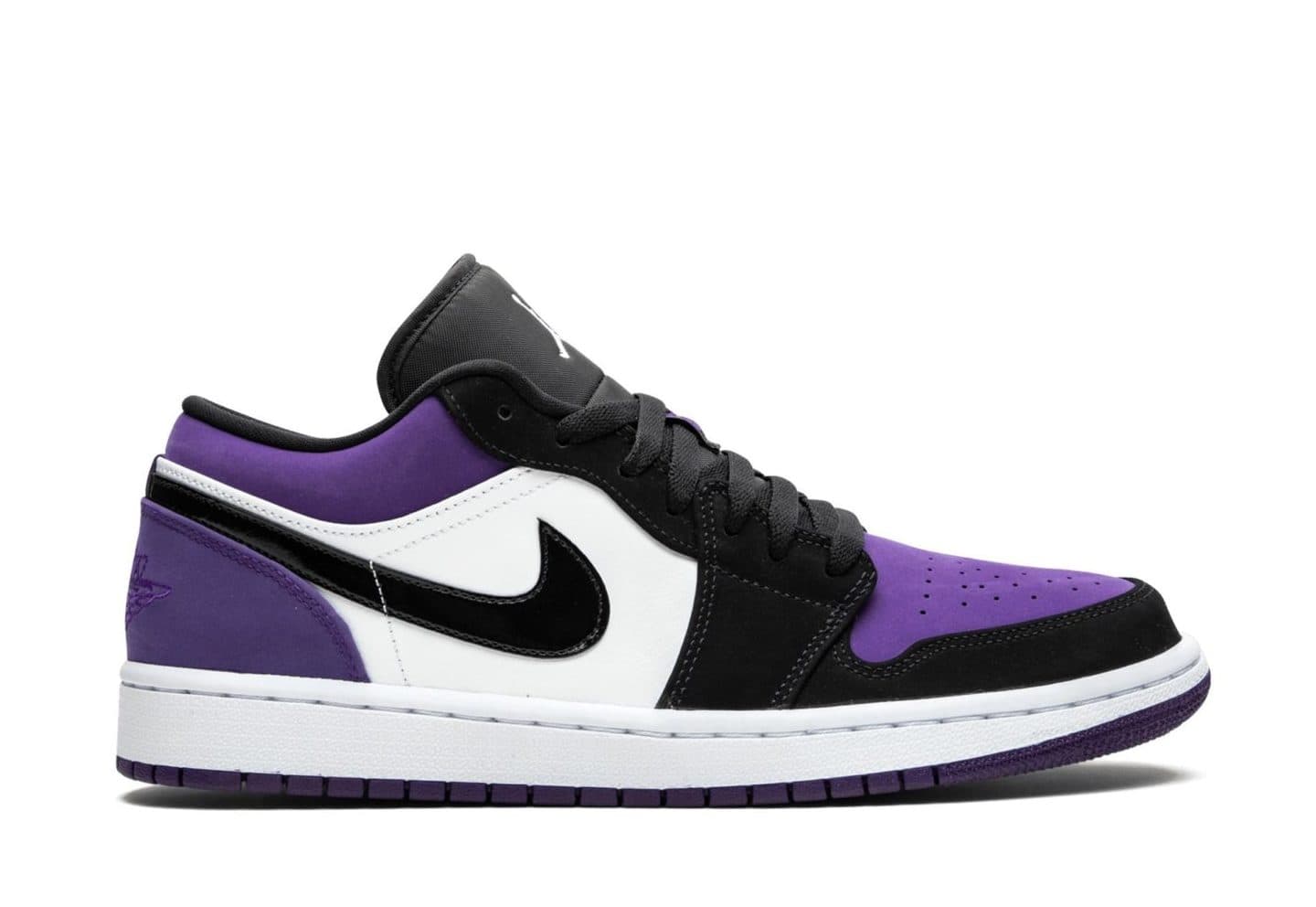 air jordan 1 low court purple white