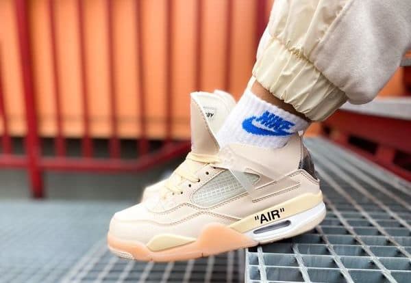 jordan 4 off white sail 2021