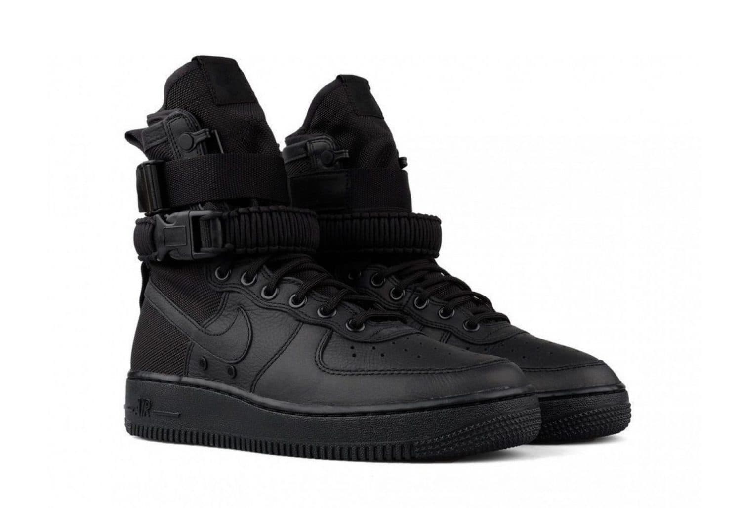 Кроссовки Nike Special Field Air Force 1 Black Чёрные