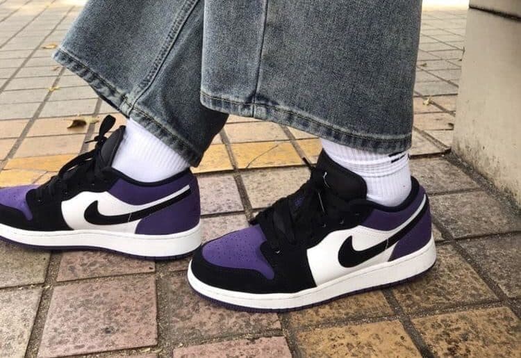 Кроссовки Air Jordan 1 Low Court Purple