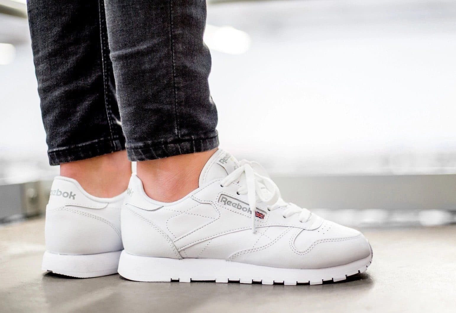 Кроссовки Reebok Classic White Белые