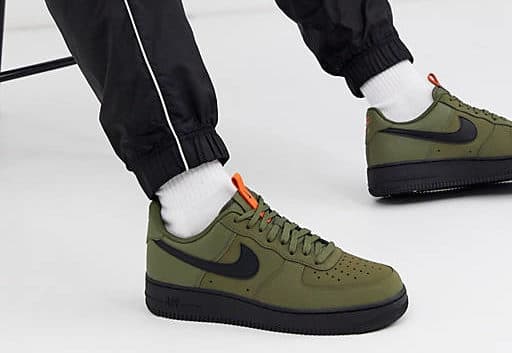 Кроссовки Nike Air Force 1 Medium Olive Зелёные