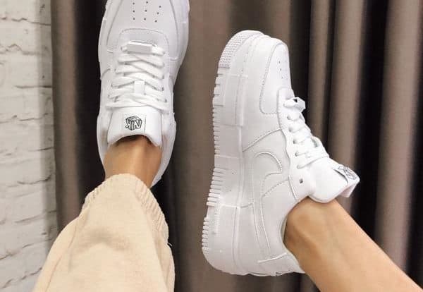 Кроссовки Nike Air Force 1 Pixel White Белые