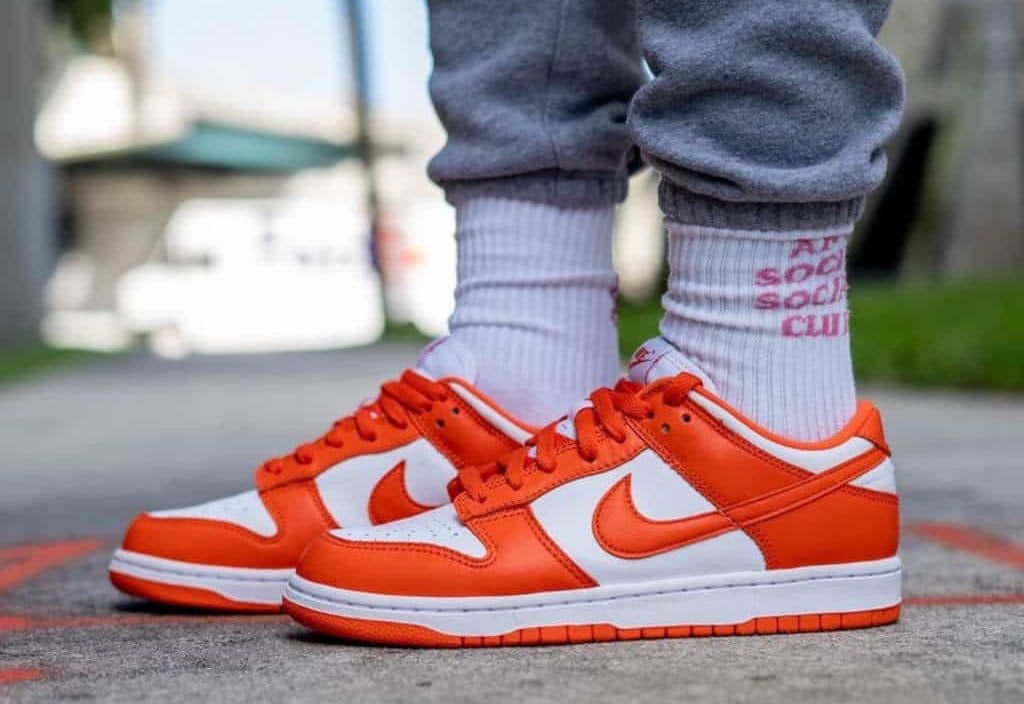 Кроссовки Nike Dunk Low Syracuse Оранжевые