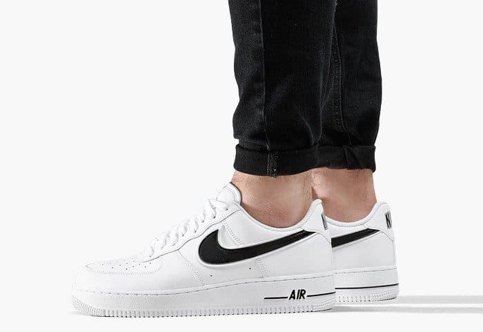 Кроссовки Nike Air Force 1 '07 3 White Black Белые