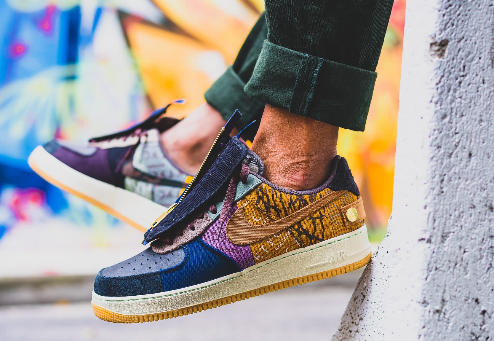 Кроссовки Nike Air Force 1 Travis Scott Cactus Jack