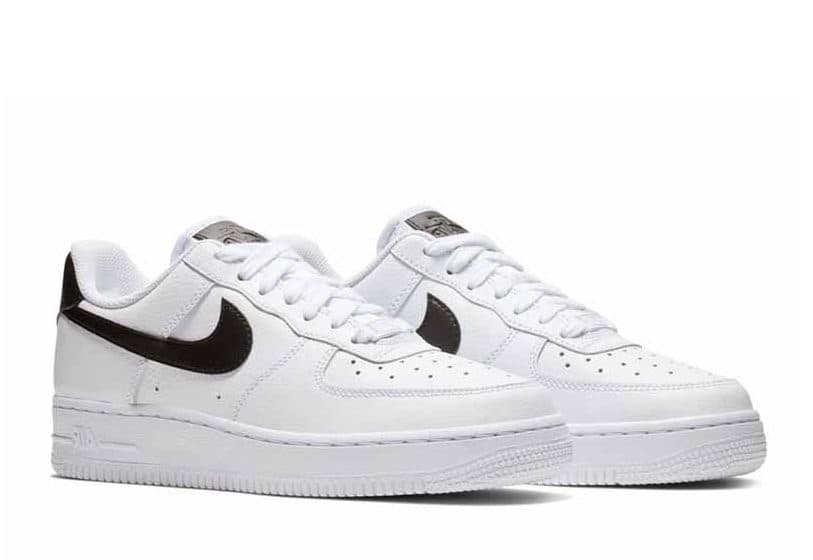 white on black air force ones