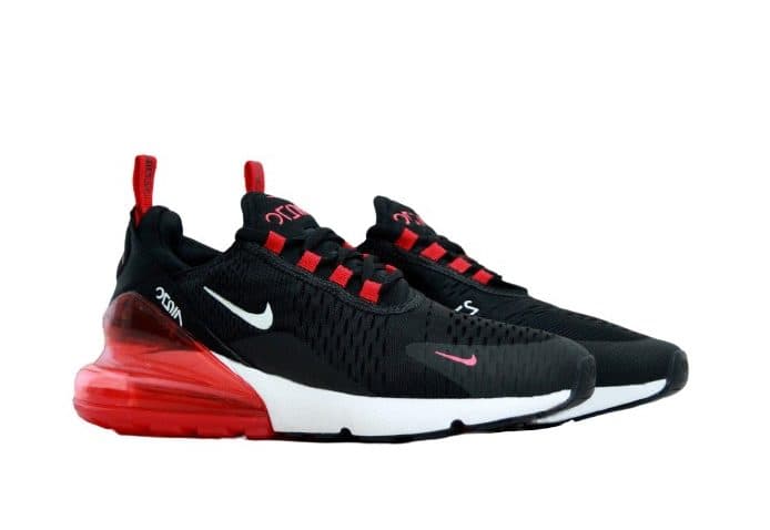 nike air max 270 black red and grey