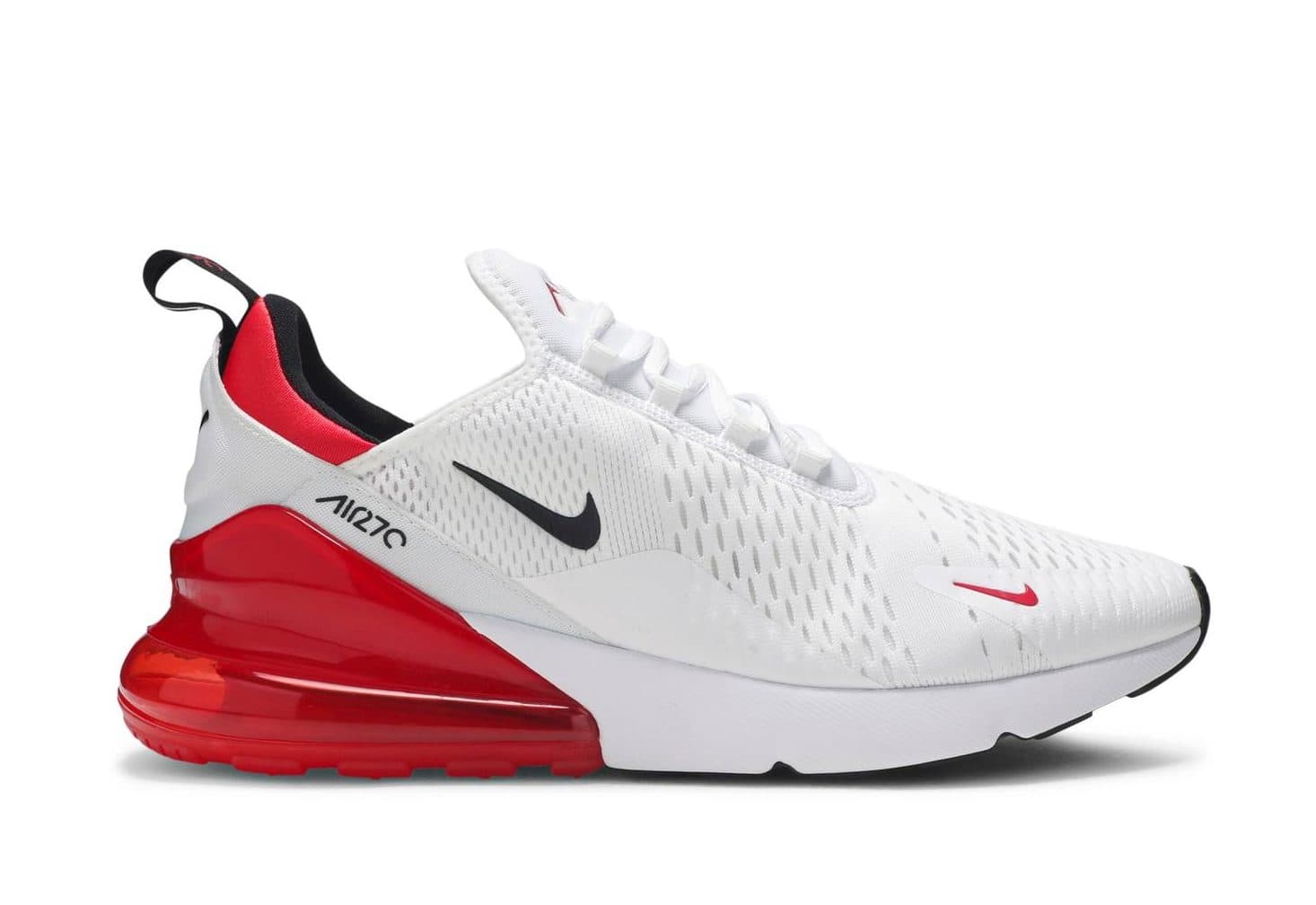 Кроссовки Nike Air Max 270 White Red Белые