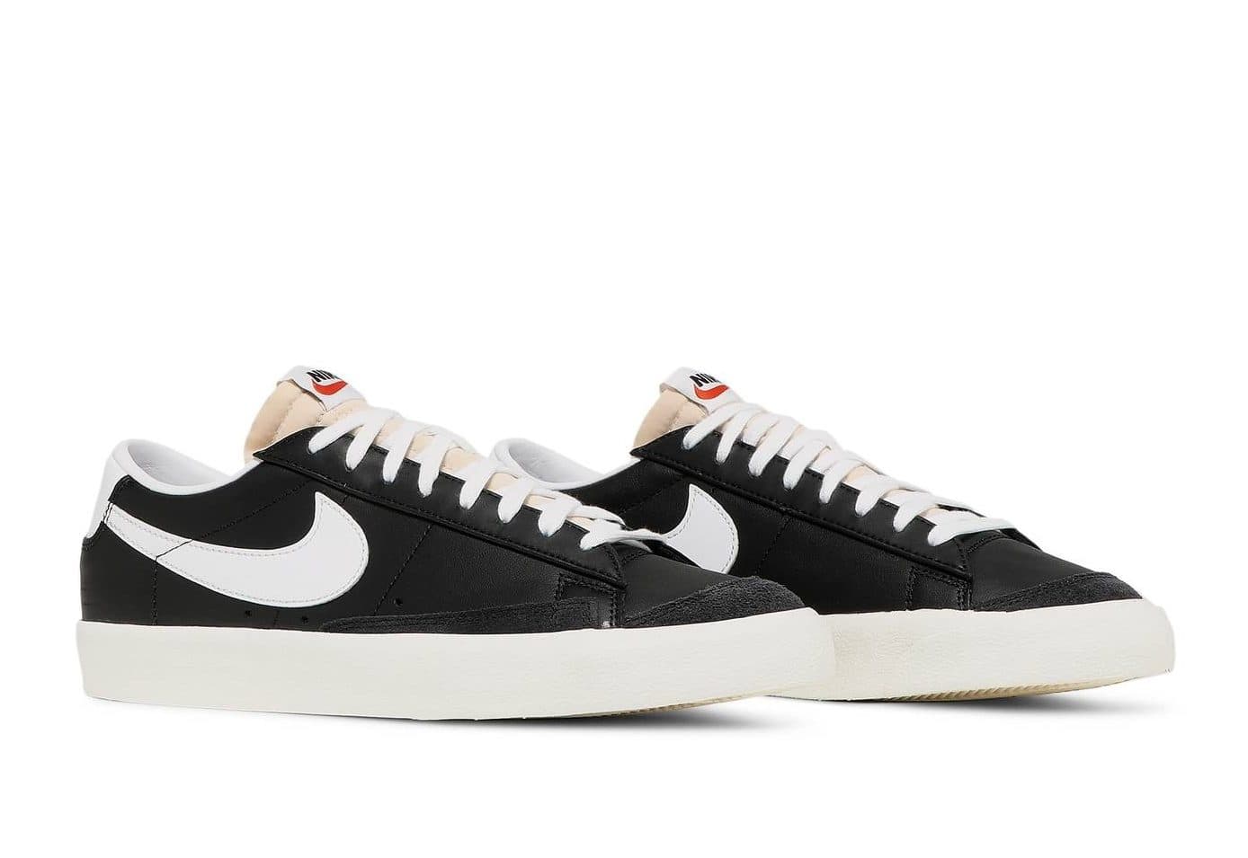 blazer low black white