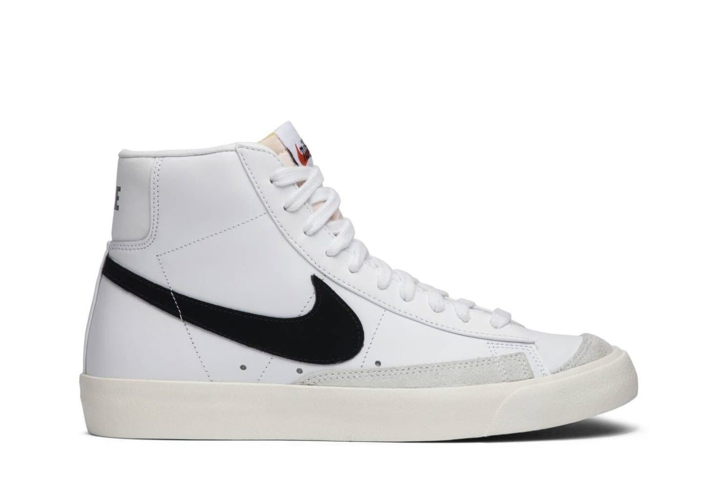 Кроссовки Nike Blazer Mid 77 Vintage White Black Белые