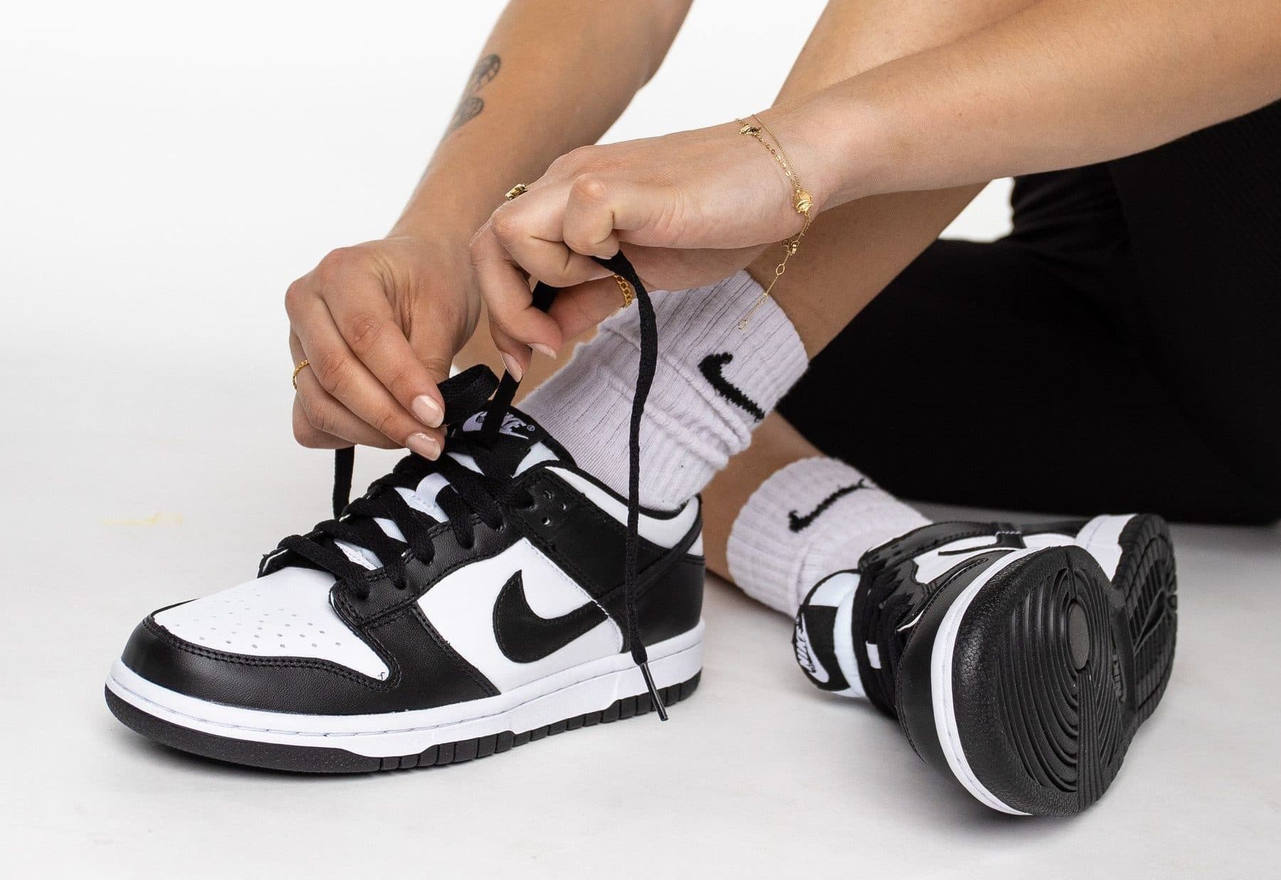 Кроссовки Nike Dunk Low Black White