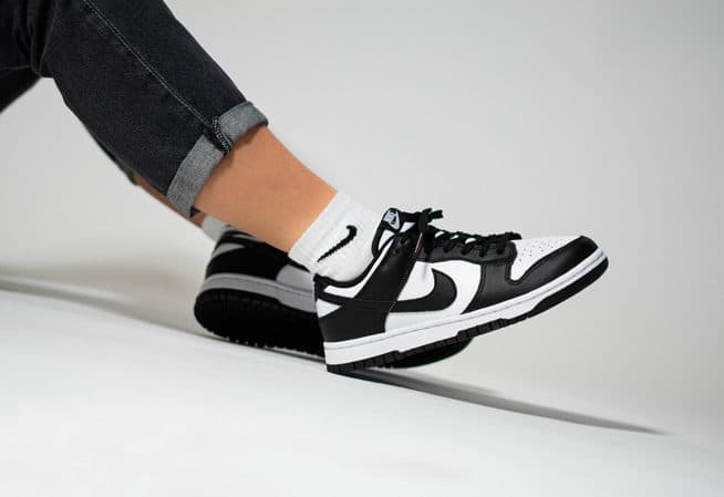 Кроссовки Nike Dunk Low Black White