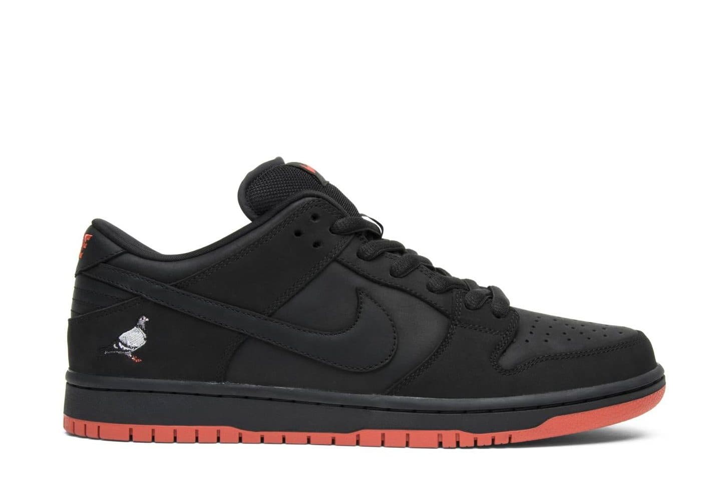 Кроссовки Nike SB Dunk Low Black Pigeon Чёрные