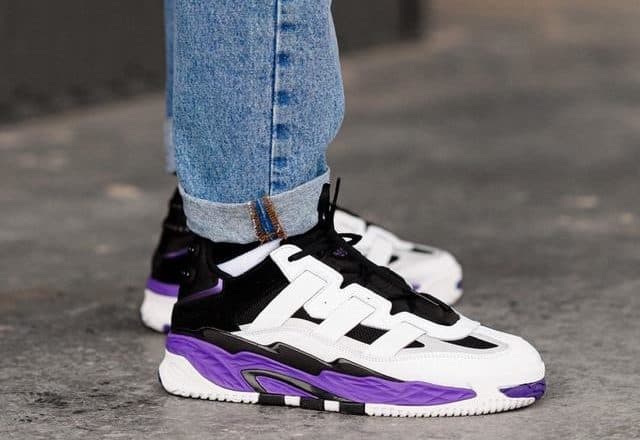 Кроссовки Adidas Niteball White Purple