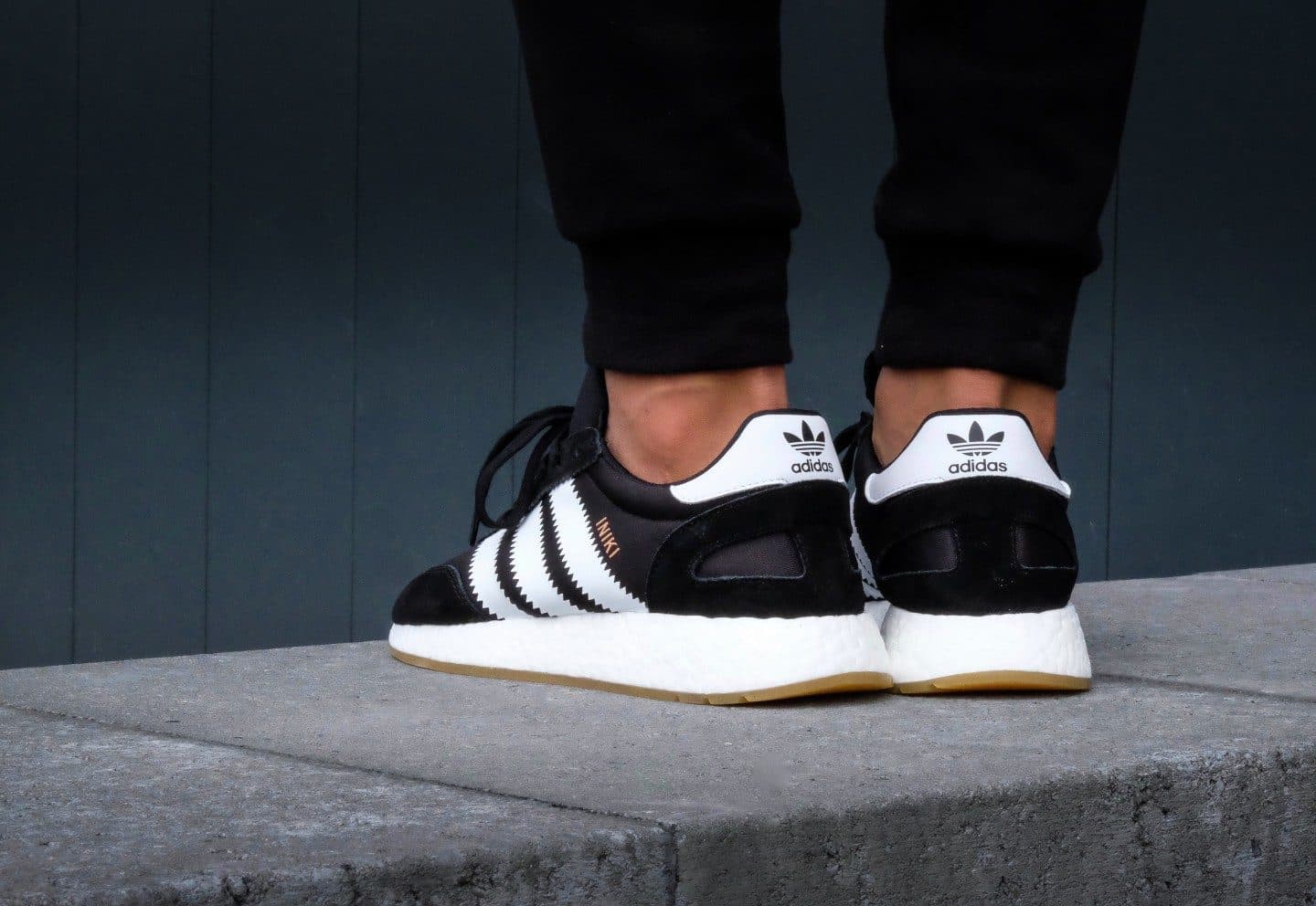 Кроссовки Iniki Runner Black White Чёрные