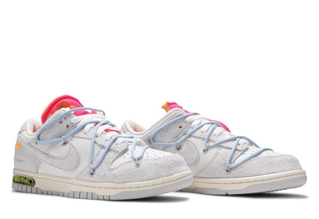 nike dunk low off white lot 45