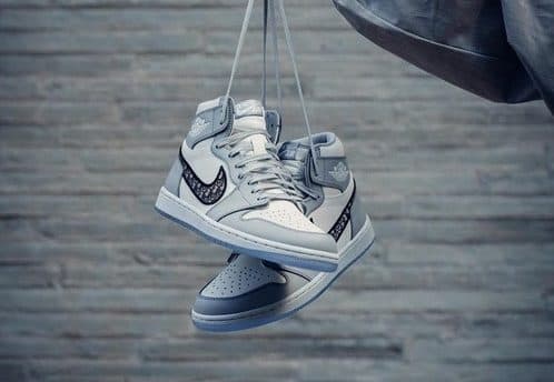 Зимние Кроссовки Nike Air Jordan 1 Dior