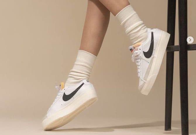 Кроссовки Nike Blazer Low 77 Vintage White Black
