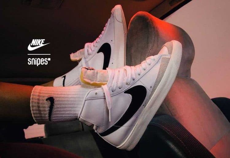 Кроссовки Nike Blazer Mid 77 Vintage White Black