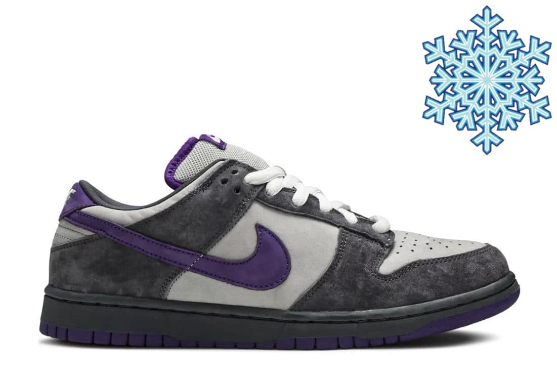 Зимние Кроссовки Nike SB Dunk Low Purple Pigeon