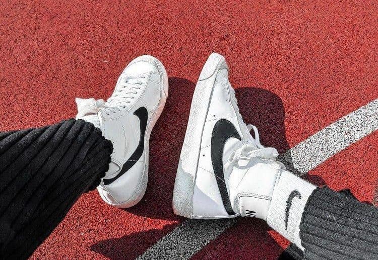 Кроссовки Nike Blazer Mid 77 Vintage White Black