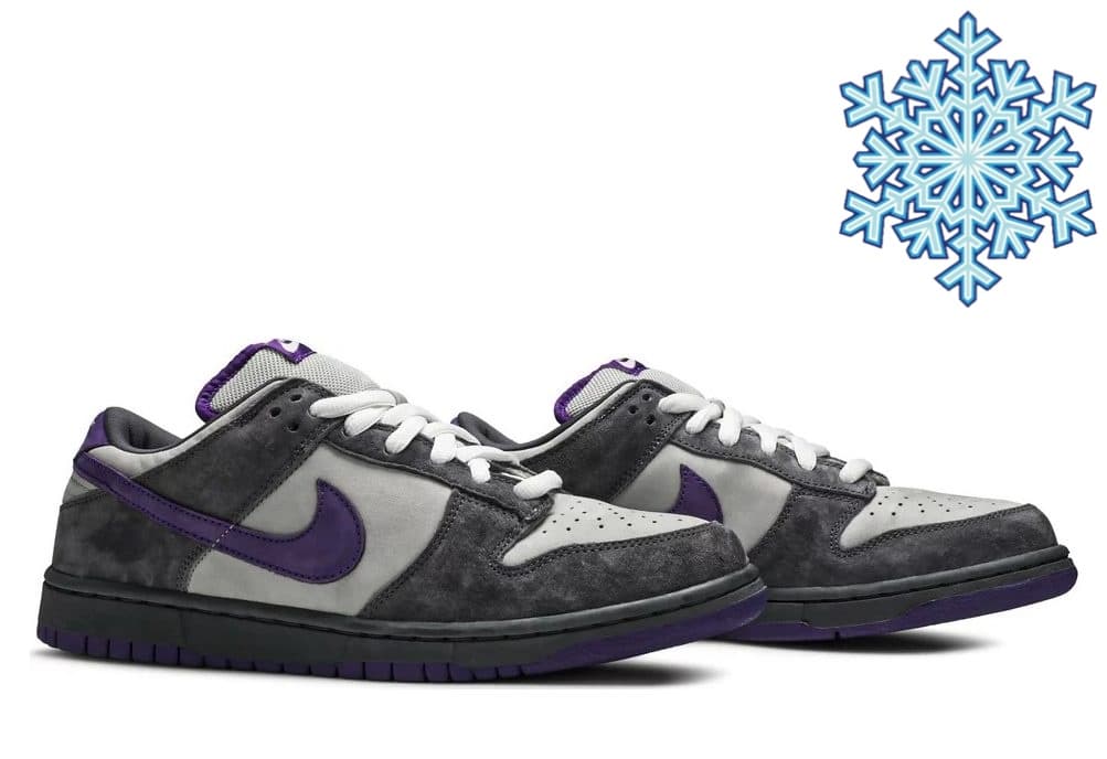 Зимние Кроссовки Nike SB Dunk Low Purple Pigeon