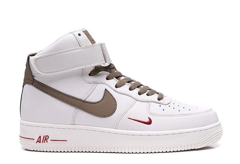 Кроссовки Nike Air Force 1 Mid Premium White Brown