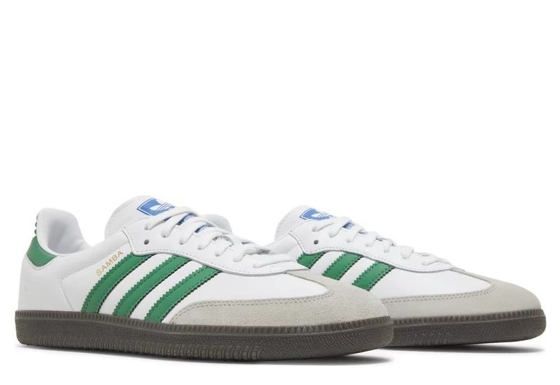 Кроссовки Adidas Samba White Green