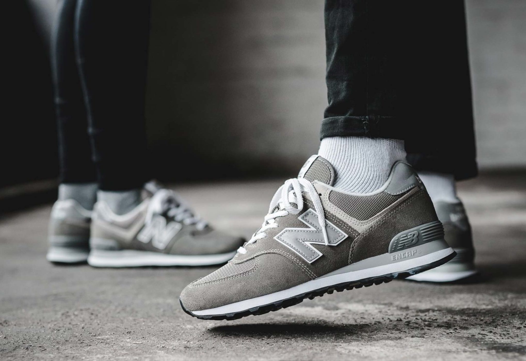 Newbalance store 574 grey