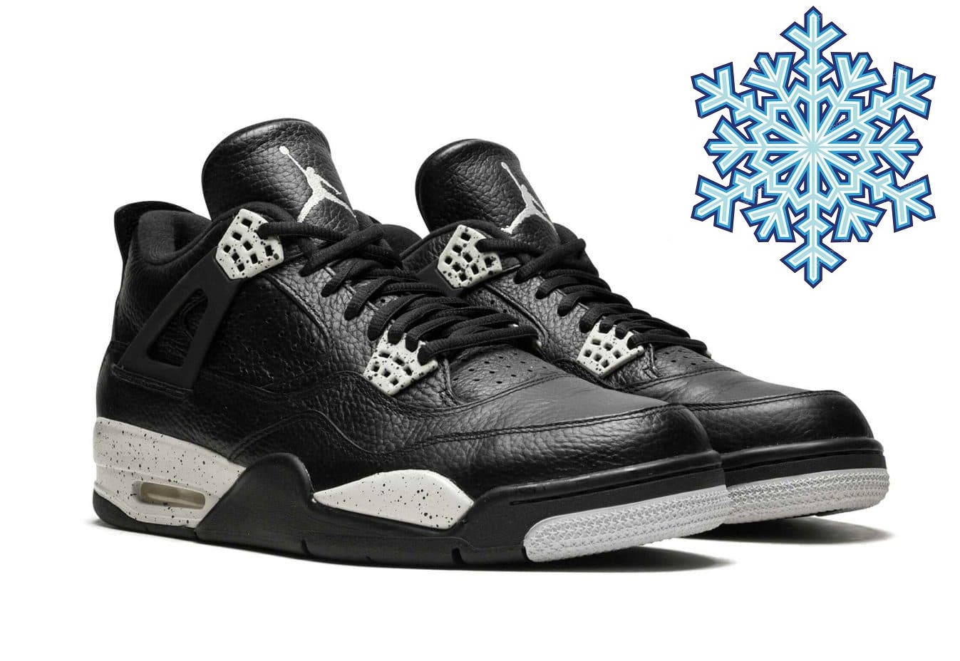 Зимние Кроссовки Air Jordan 4 Oreo