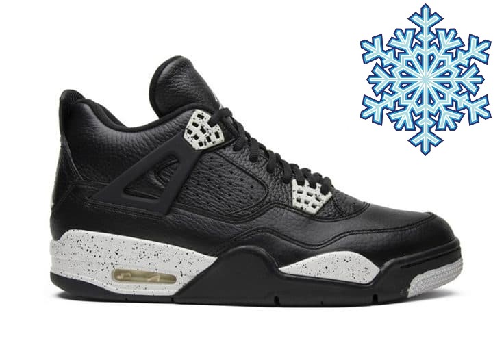 Зимние Кроссовки Air Jordan 4 Oreo