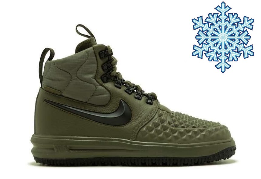 Зимние Кроссовки Nike Lunar Force 1 Duckboot Olive Green