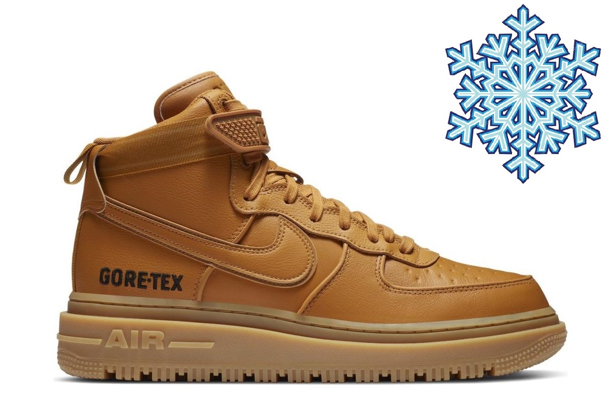 Зимние Кроссовки Nike Air Force 1 Boot Gore-Tex Brown